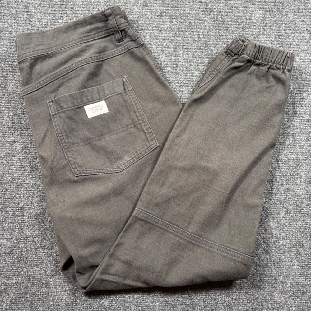 REI Co-op Jogger Pants Womens 16 Gray Cargo Utility Ankle Zip